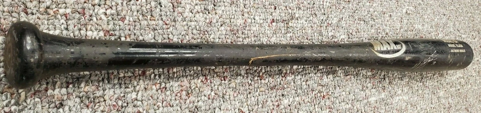 Miguel Tejada Signed MAX Model Baltimore Oriole Game Used Bat COA - Image 9