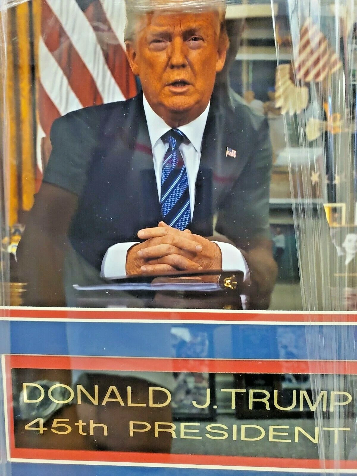 DONALD TRUMP 45th PRESIDENT HAND SIGNED AUTOGRAPHED MLB BASEBALL JSA cert. - Image 2