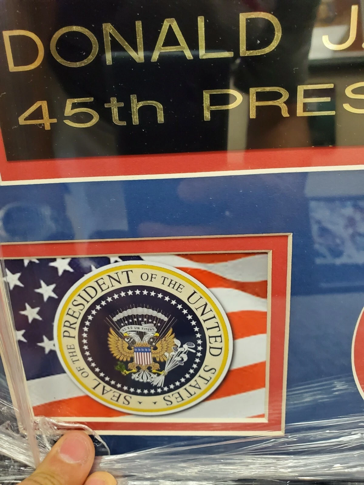 DONALD TRUMP 45th PRESIDENT HAND SIGNED AUTOGRAPHED MLB BASEBALL JSA cert. - Image 5