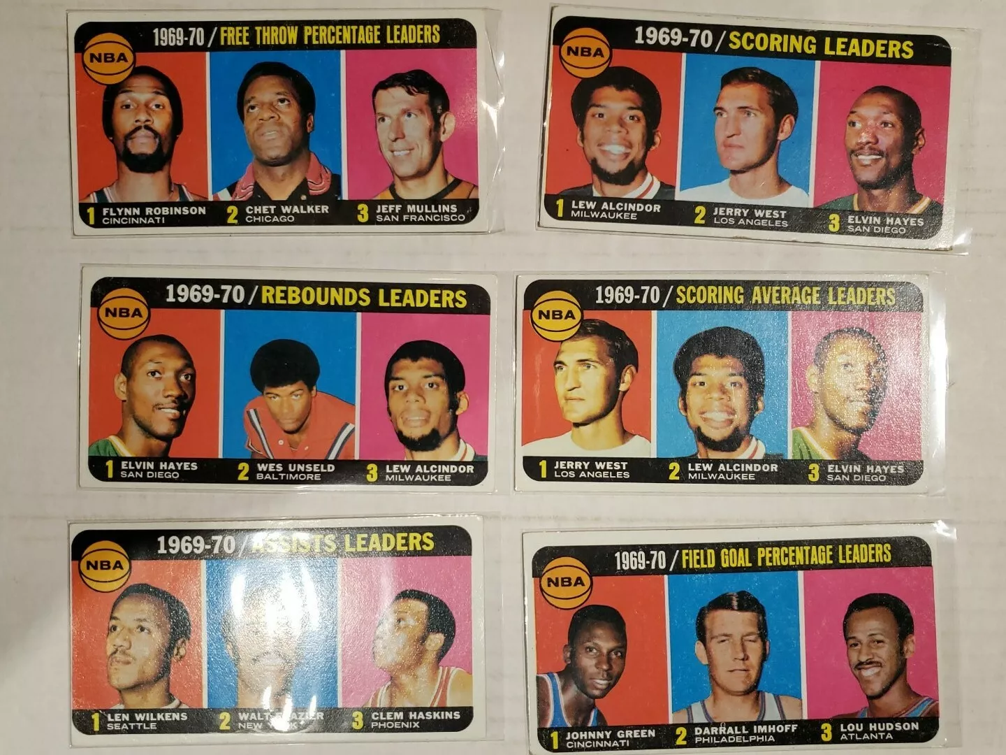 1970-71 Topps Basketball Complete Set Ex, Wilt Chamberlain, Lew Alcindor. - Image 2