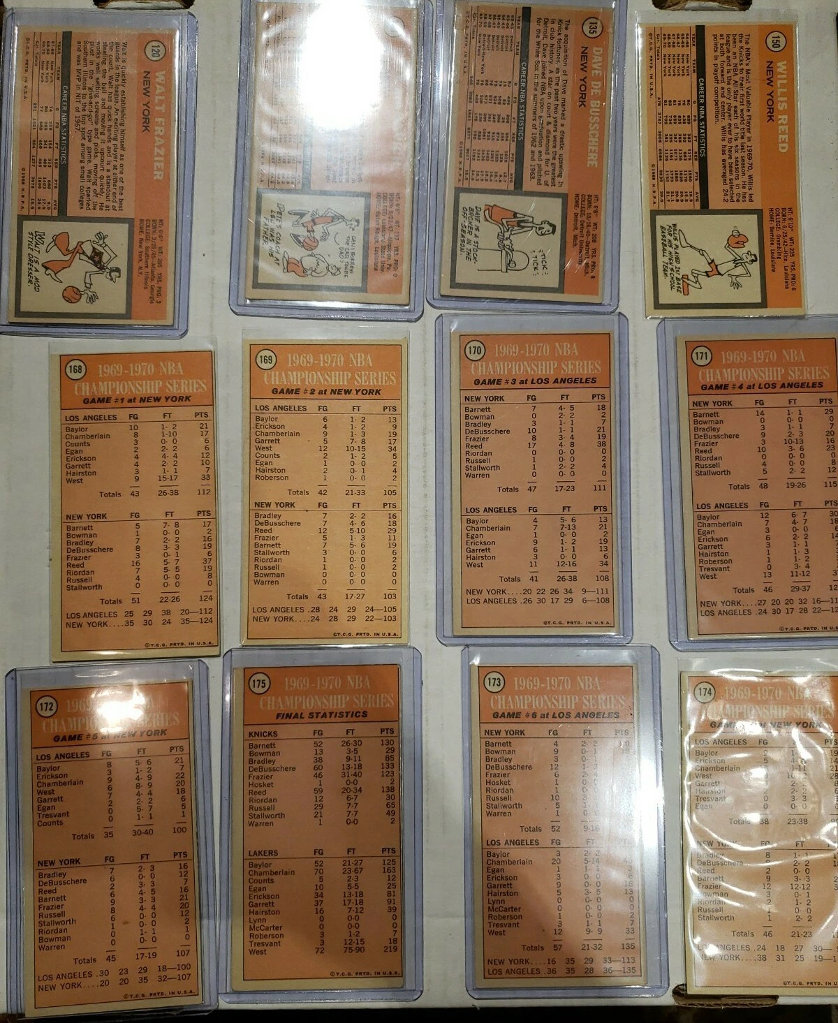 1970-71 Topps Basketball Complete Set Ex, Wilt Chamberlain, Lew Alcindor. - Image 6