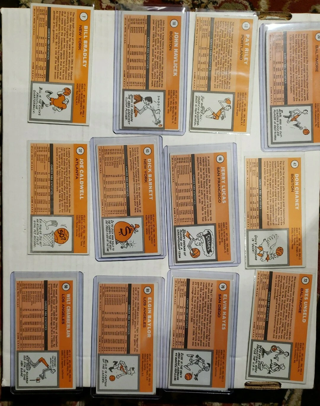 1970-71 Topps Basketball Complete Set Ex, Wilt Chamberlain, Lew Alcindor. - Image 9