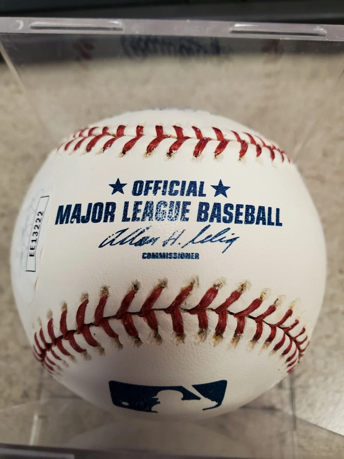 PHIL RIZZUTO / HANK BAUER AUTOGRAPHED OMLB BASEBALL JSA - Image 3
