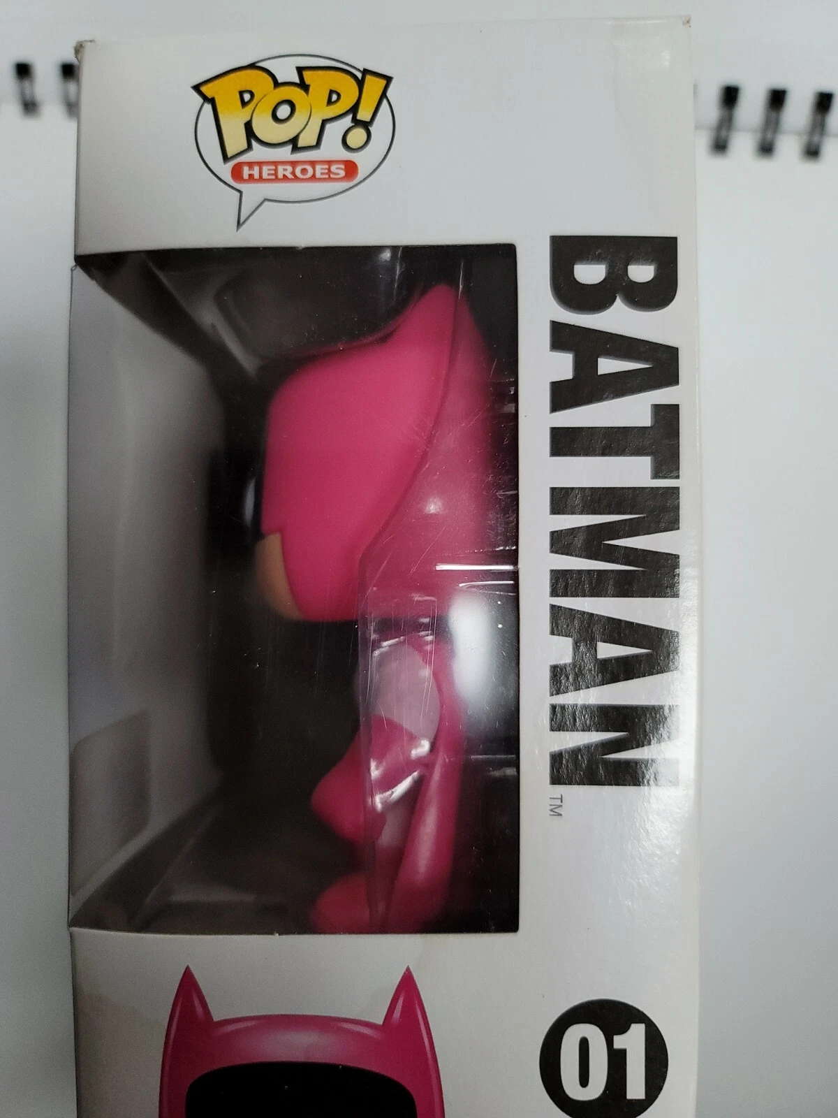 DC Super Heroes Pink Batman Pop Vinyl Figure # 01 Entertainment Earth Exclusive - Image 3