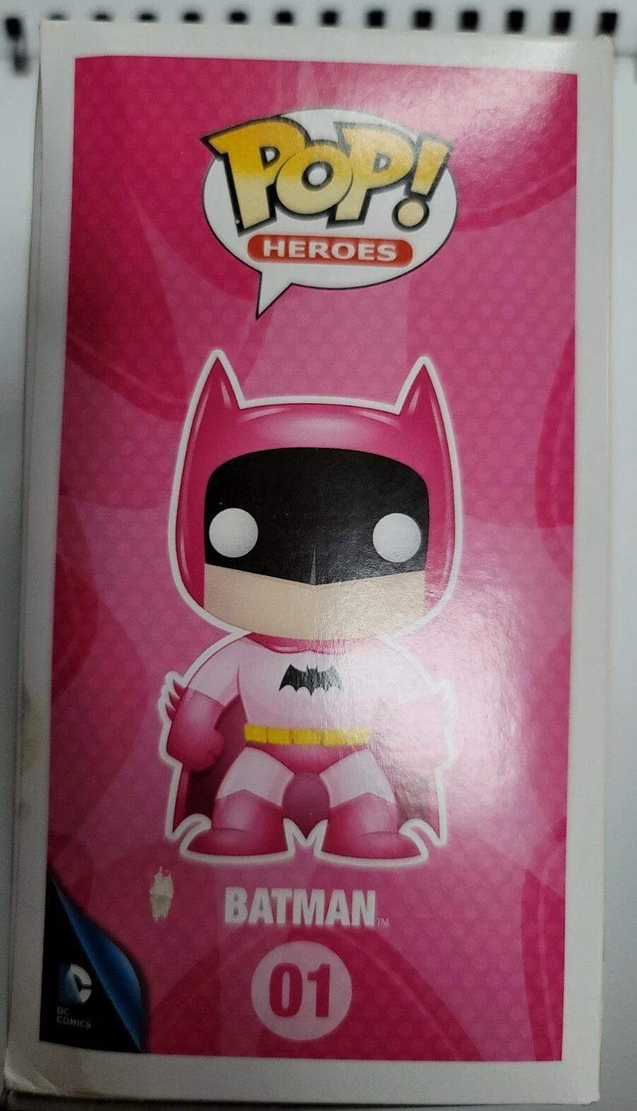 DC Super Heroes Pink Batman Pop Vinyl Figure # 01 Entertainment Earth Exclusive - Image 6