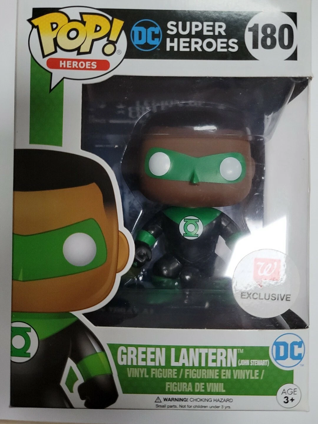 Funko Pop Green Lantern John Stewart DC Super Heroes 180 Walgreens - In Box