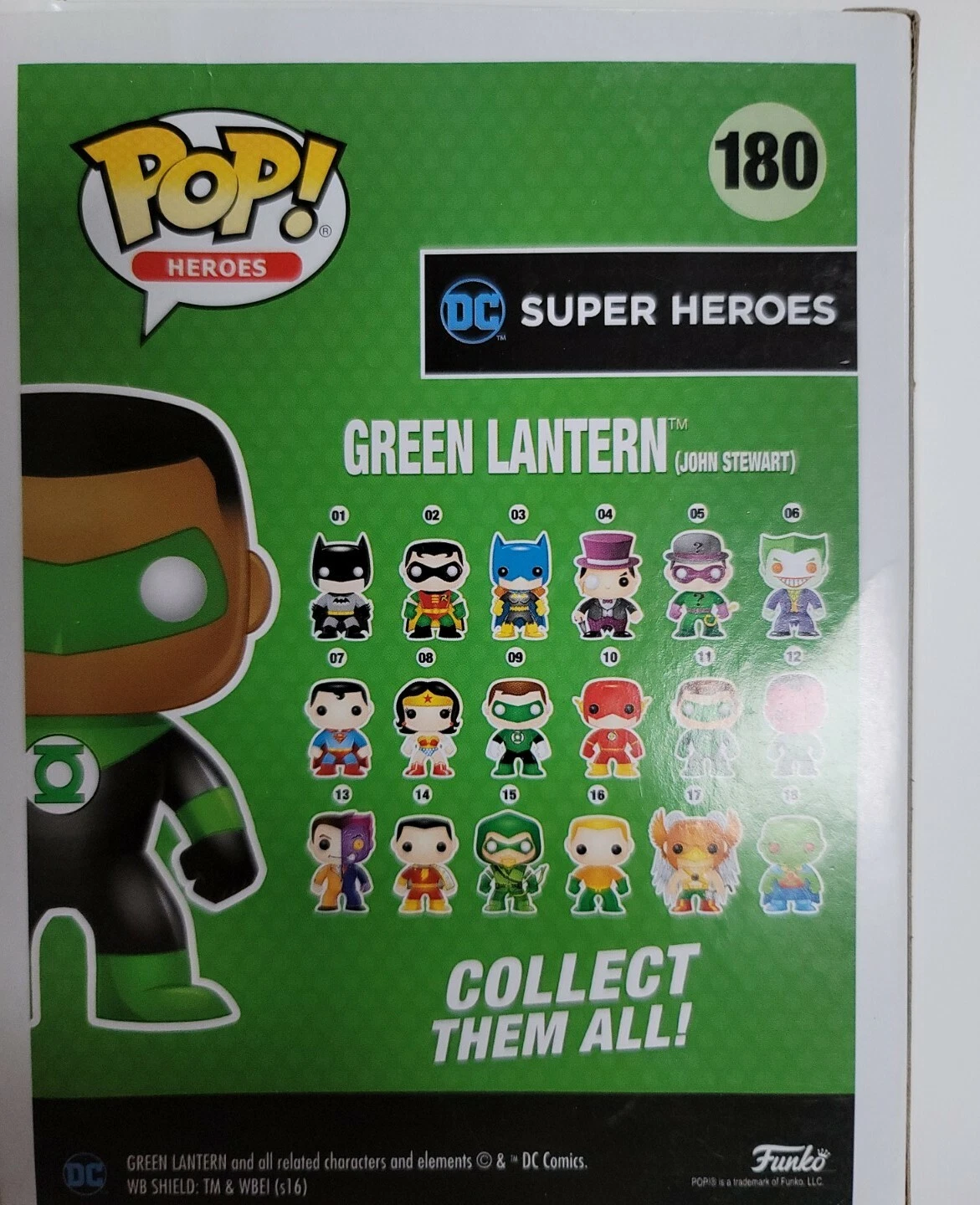 Funko Pop Green Lantern John Stewart DC Super Heroes 180 Walgreens - In Box - Image 4