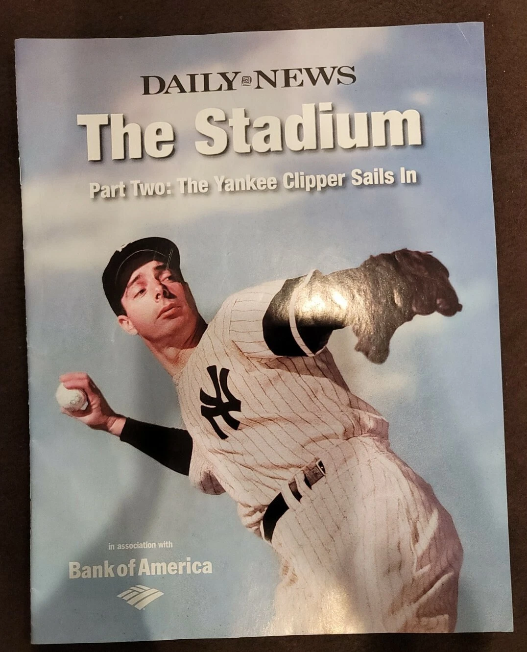 Daily News The Stadium Part Two Joe Dimaggio Yankees EX 010917jhe