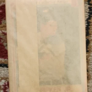 Sealed 1990 Post Cereal Baseball (Top) Cal Ripken, Jr. Ozzie Smith (Back)