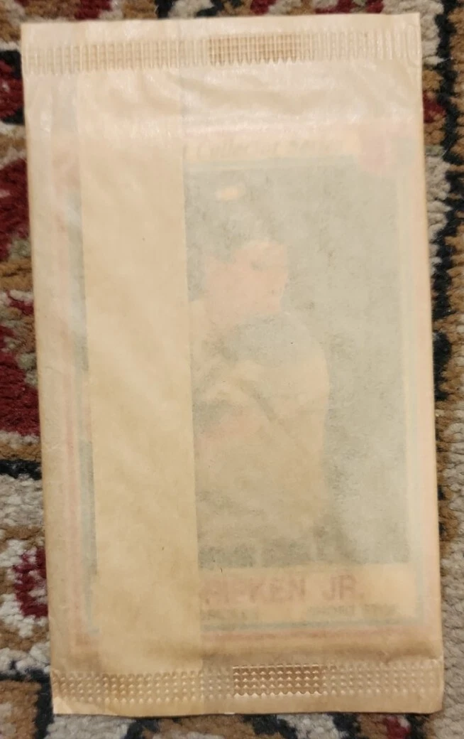 Sealed 1990 Post Cereal Baseball (Top) Cal Ripken, Jr. Ozzie Smith (Back)