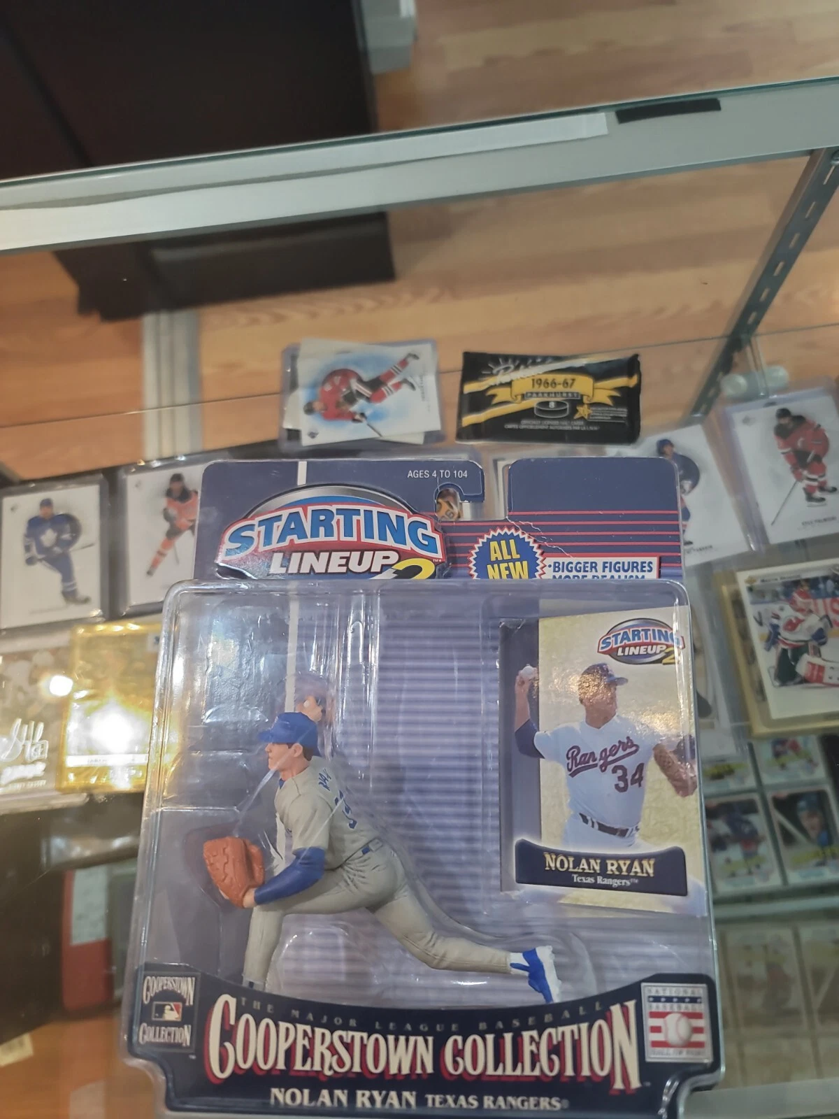 2001 Starting Lineup 2 NOLAN RYAN Cooperstown Collection Rangers Box 42