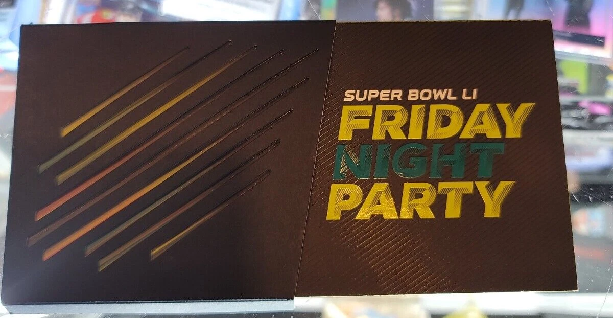 Superbowl LLI Friday Night commissioners Party Invitation. - Image 2
